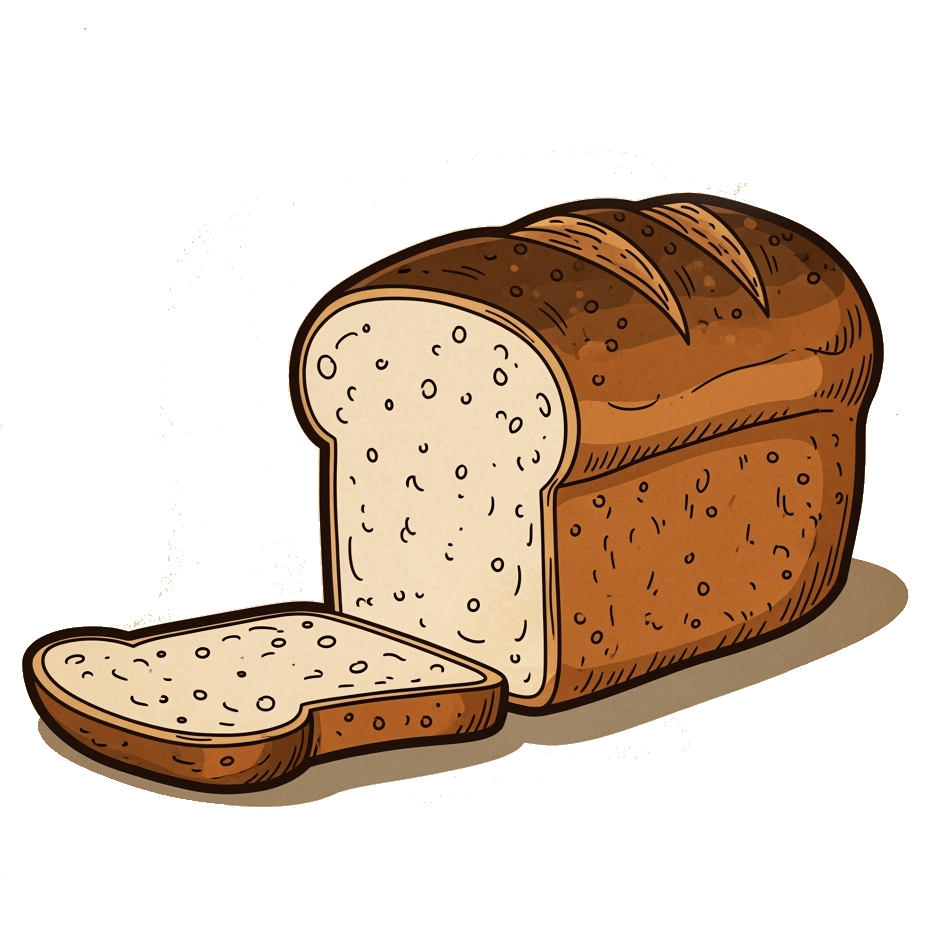 Image depicting a lonely bread end.